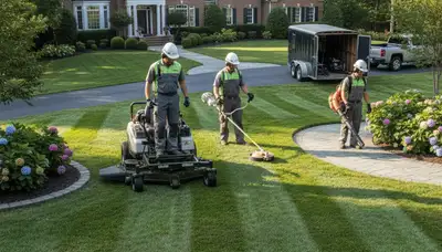 Milwaukee, WI tree service crew trimming and removing trees for residential yard care