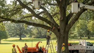 Milwaukee, WI arborist pruning a tree for safer, healthier growth