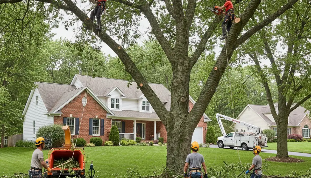 Milwaukee, WI tree removal crew providing professional tree service for residential and commercial properties