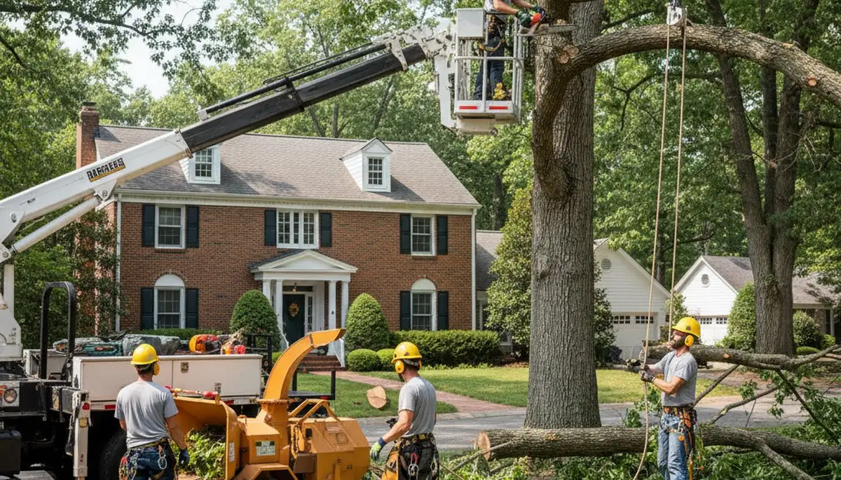 Tree removal crew serving Milwaukee, WI for safe tree cutting and cleanup