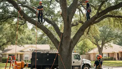Milwaukee, WI tree trimming service crew pruning trees for safer, healthier growth