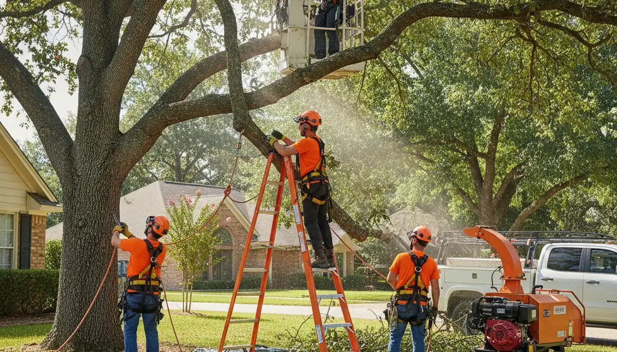 Milwaukee, WI tree trimming crew pruning trees for safer, healthier growth